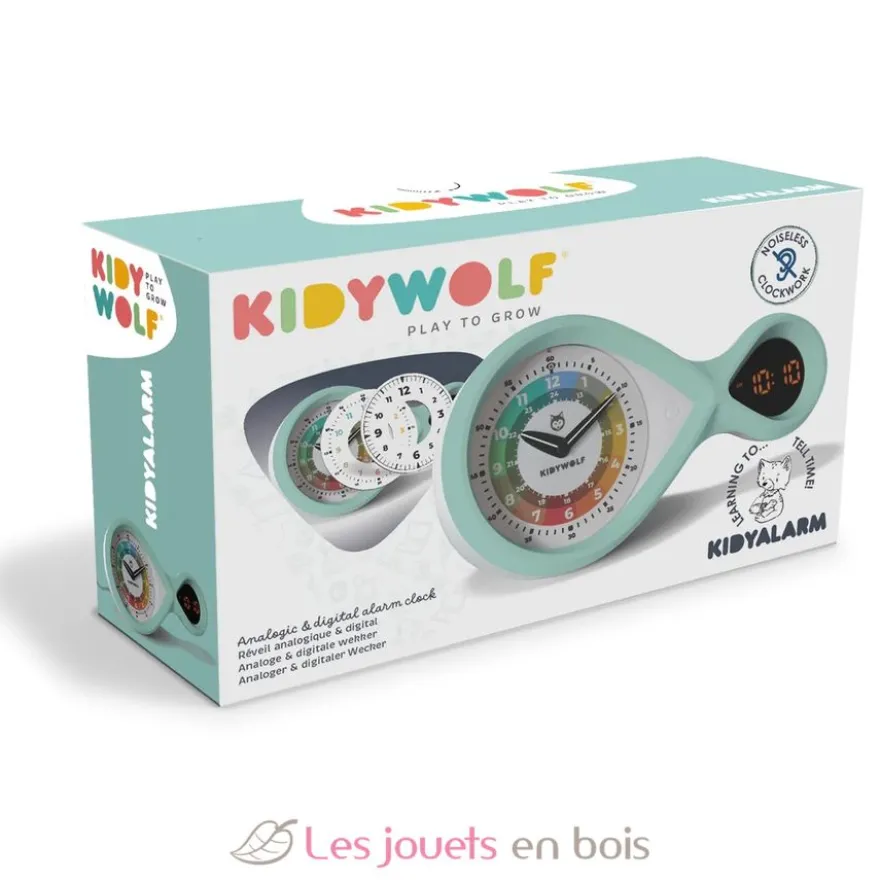 Kidyalarm Réveil éducatif vert - Kidywolf
