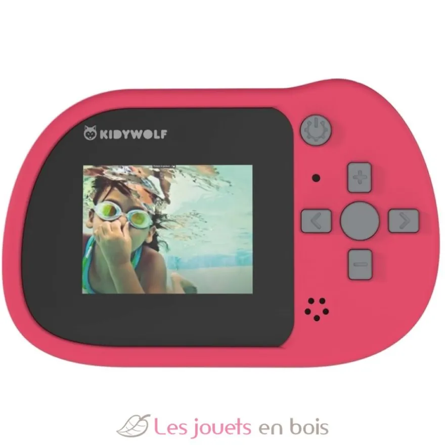 Kidycam Appareil photo et vidéo étanche rose - Kidywolf
