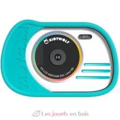 Kidycam Appareil photo et vidéo étanche cyan - Kidywolf