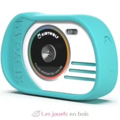 Kidycam Appareil photo et vidéo étanche cyan - Kidywolf