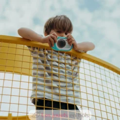 Kidycam Appareil photo et vidéo étanche cyan - Kidywolf