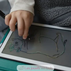 Kidydraw-Mini Tablette à dessin Animaux du monde - Kidywolf