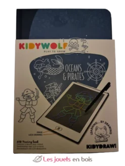 Kidydraw-Mini Tablette à dessin Océans et Pirates - Kidywolf