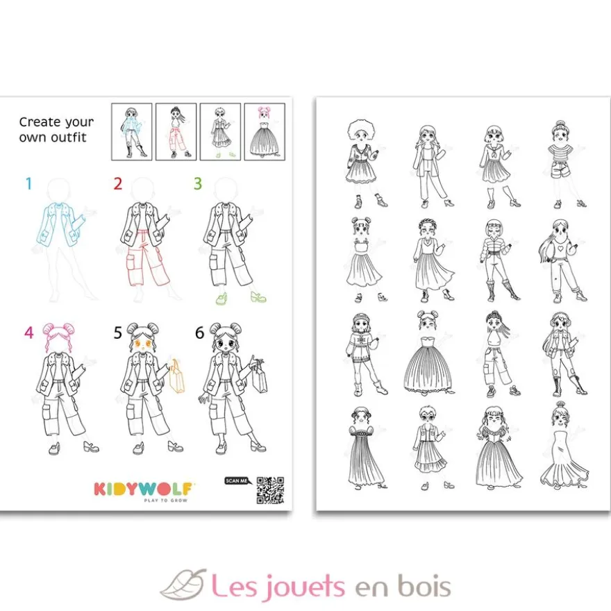 Kidydraw-Pro Fashion Tablette lumineuse - Kidywolf