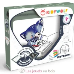 Kidydraw-Pro Tablette lumineuse 2 en 1 - Kidywolf