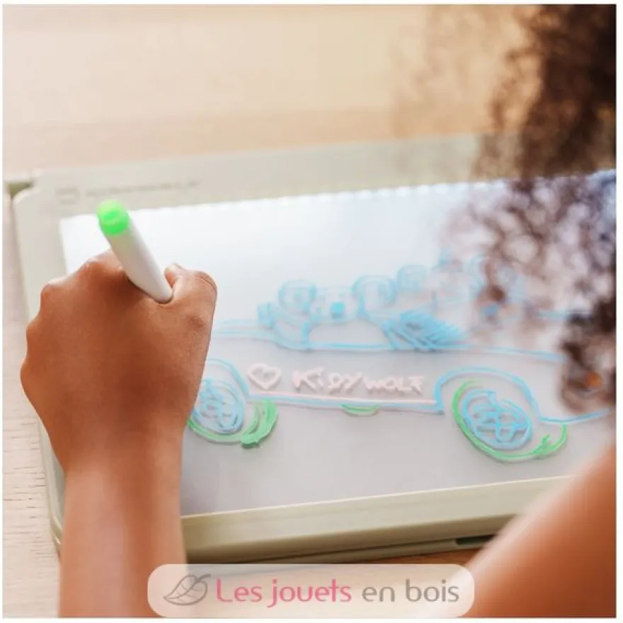 Kidydraw-Pro Tablette lumineuse 2 en 1 - Kidywolf