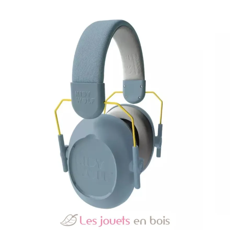Kidynoise Casque anti-bruit enfant bleu - Kidywolf