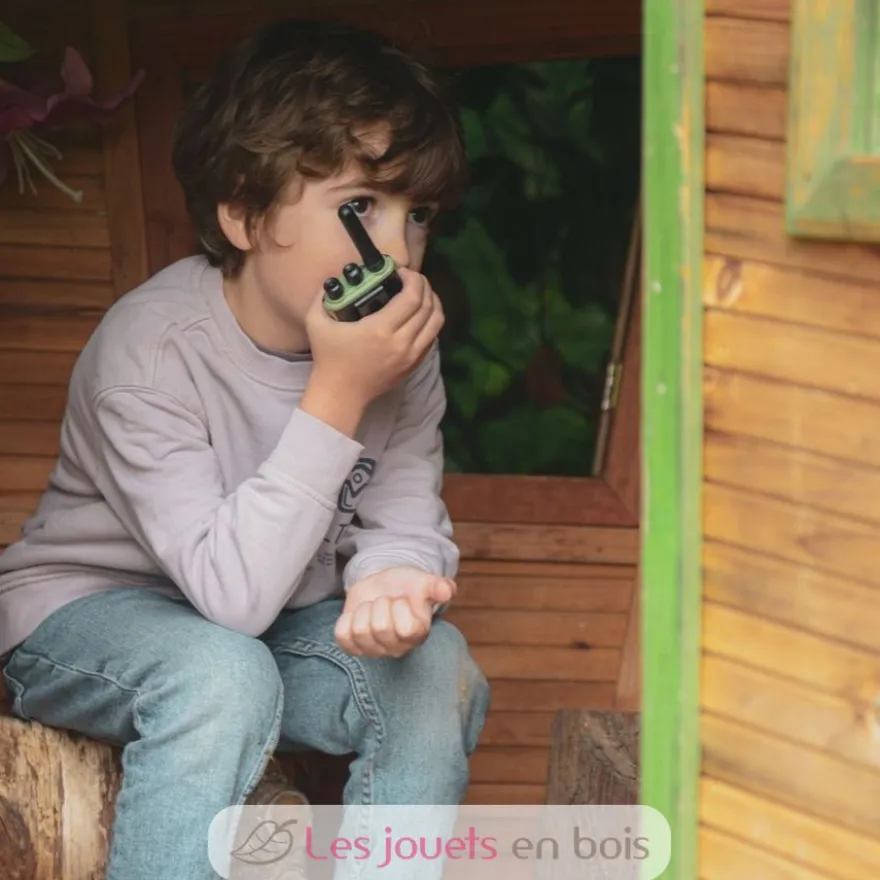 Kidytalk Paire de Talkie Walkie vert orange - Kidywolf