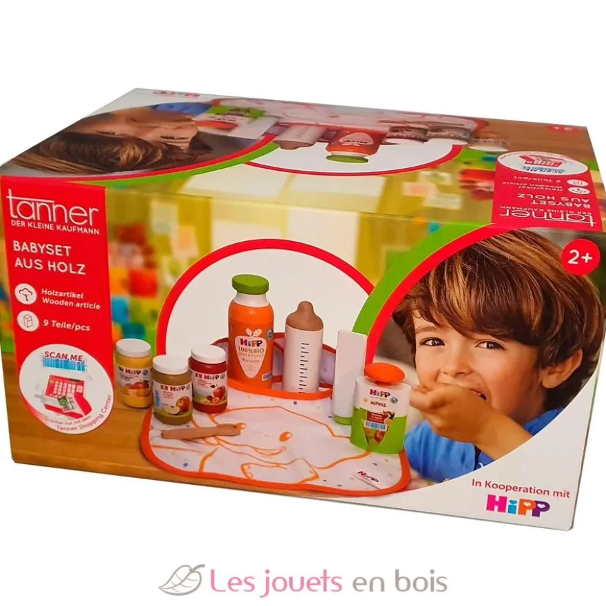 Kit bébé en bois HiPP - 9 pièces - Tanner