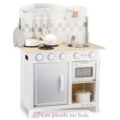 Kitchenette Bon Appétit blanche argent - New Classic Toys
