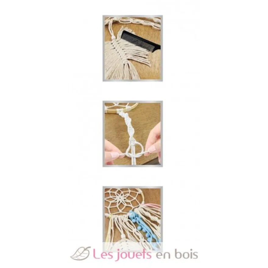 Kit Créatif - Attrape-rêves Macramé - Buki France