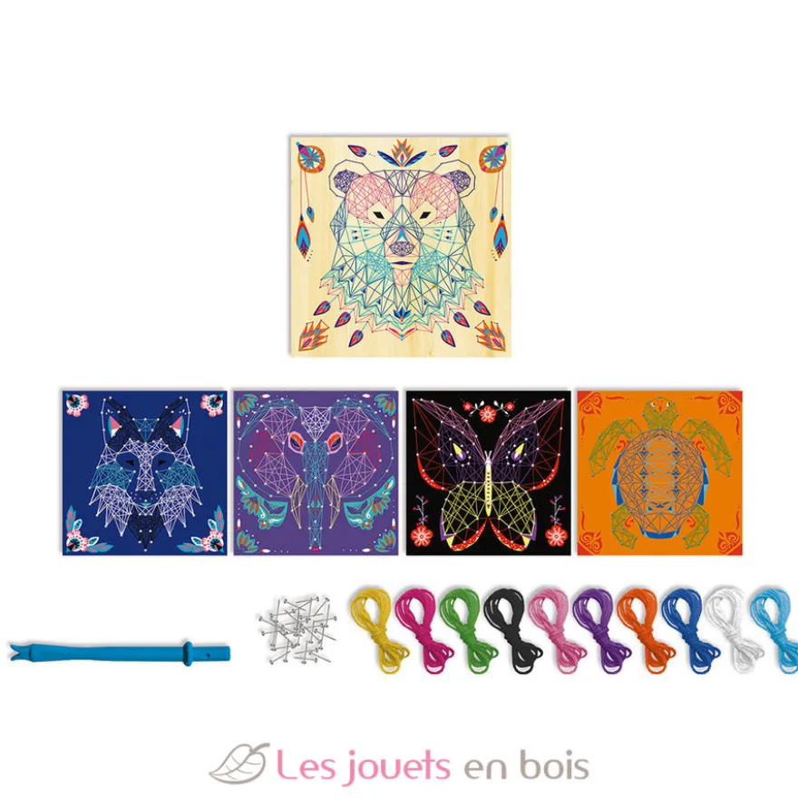 Kit Créatif Fils Tendus Animaux - Janod