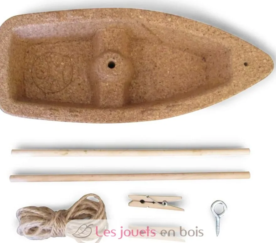 Kit d'assemblage - Bateau en liège - Haba
