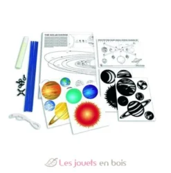 Kit de fabrication Mobile Système Solaire - 4M KidzLabs