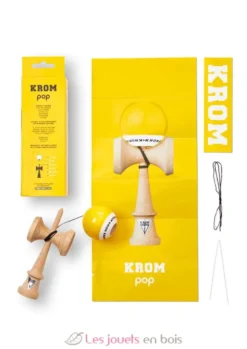 Krom Kendama Pop Lol Jaune - KROM Kendama