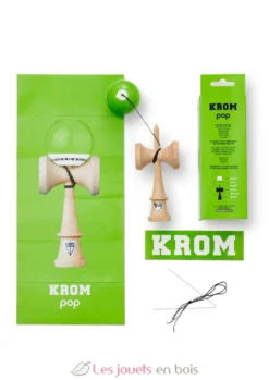 Krom Kendama Pop Lol Vert citron - KROM Kendama