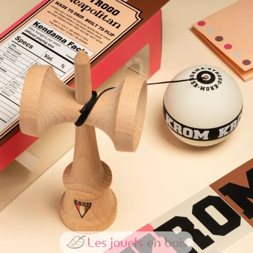 Krom Kendama Strogo Neapolitan Vanilla - KROM Kendama