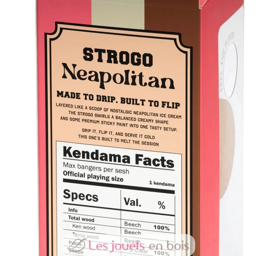 Krom Kendama Strogo Neapolitan Chocolate - KROM Kendama