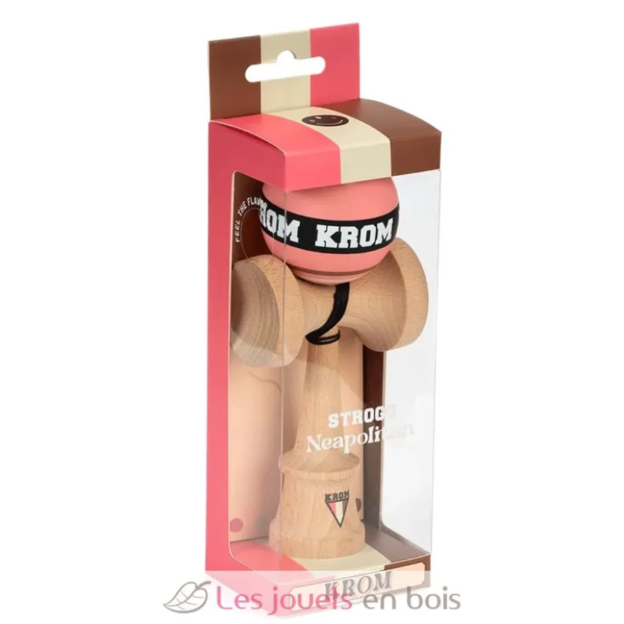 Krom Kendama Strogo Neapolitan Strawberry - KROM Kendama