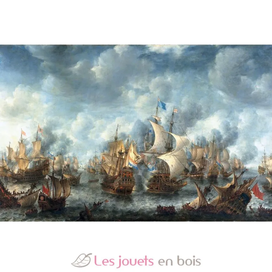 La bataille de Scheveningen d'Abrahamsz - Puzzle Michèle Wilson