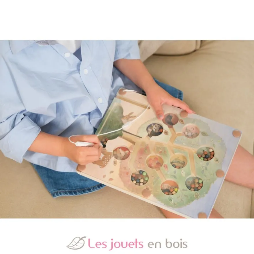 Labyrinthe magnétique coloré Arbre - Egmont Toys