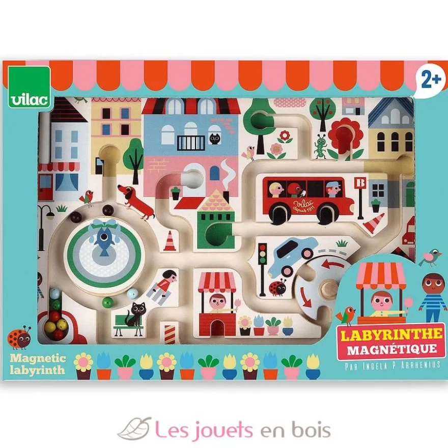 Labyrinthe magnétique Ma petite ville - Vilac