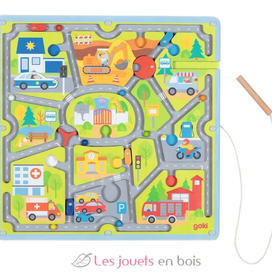 Labyrinthe magnétique Petite ville - Goki
