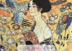 La dame à l'éventail de Klimt - Puzzle Michèle Wilson