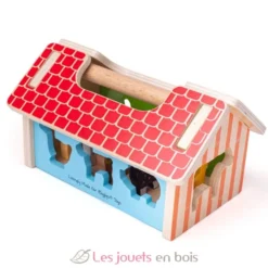 La ferme aux animaux en bois - Trieur de formes - Bigjigs Toys