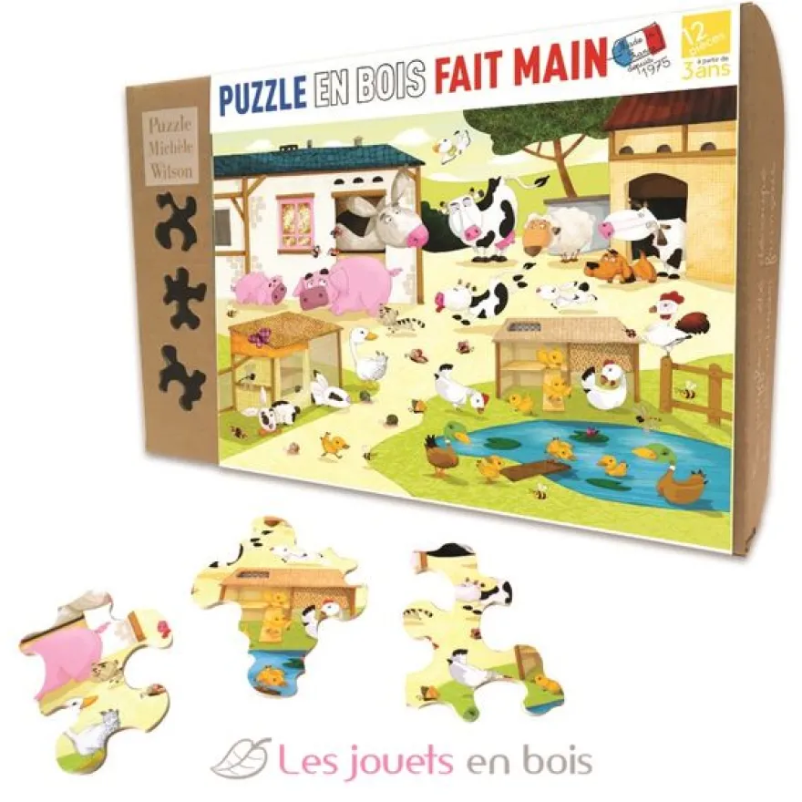 La ferme d'Olivier Huette - Puzzle Michèle Wilson