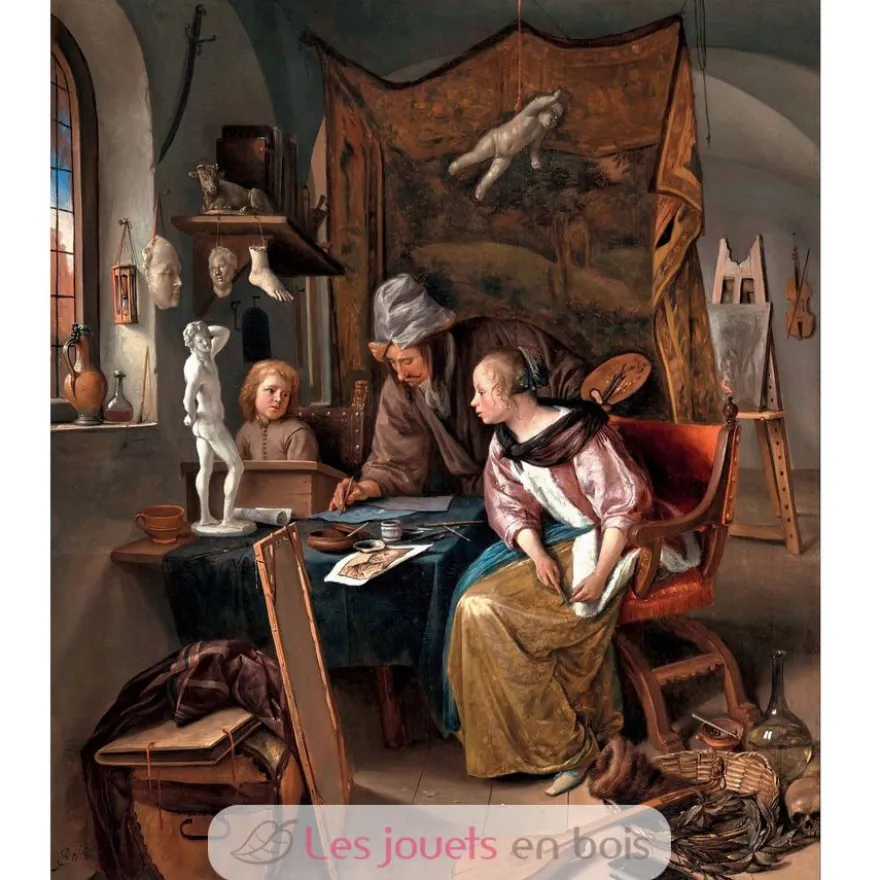 La leçon de dessin de Steen - Puzzle Michèle Wilson