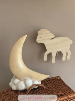 Lampe Croissant de lune beige - Egmont Toys
