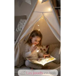 Lampe de poche en silicone Lapin beige - Little L