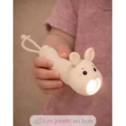 Lampe de poche en silicone Lapin beige - Little L