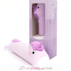 Lampe de poche en silicone Licorne violette - Little L