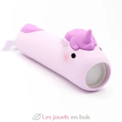 Lampe de poche en silicone Licorne violette - Little L