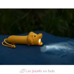 Lampe de poche en silicone Lion orange - Little L