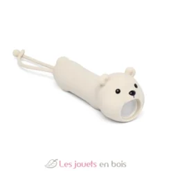 Lampe de poche en silicone Ours gris - Little L