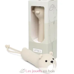 Lampe de poche en silicone Ours gris - Little L