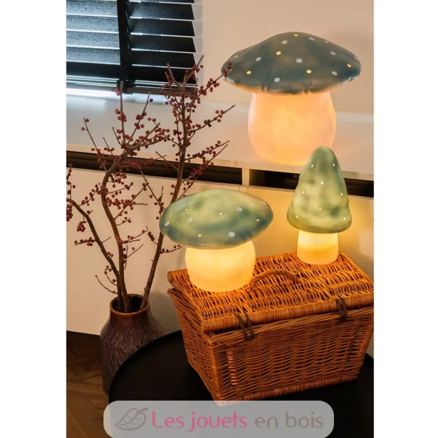 Lampe grand champignon bleu sarcelle - Egmont Toys