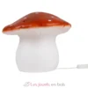Lampe grand champignon rouge brique - Egmont Toys