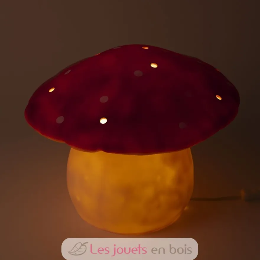 Lampe grand champignon rouge brique - Egmont Toys