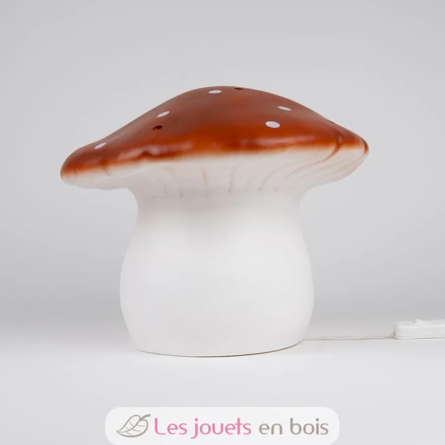 Lampe grand champignon rouge brique - Egmont Toys