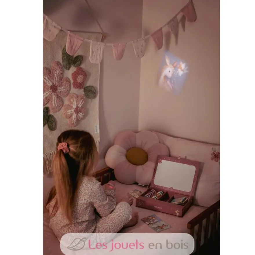 Lampe à histoires Fairy Garden rose - Little Dutch