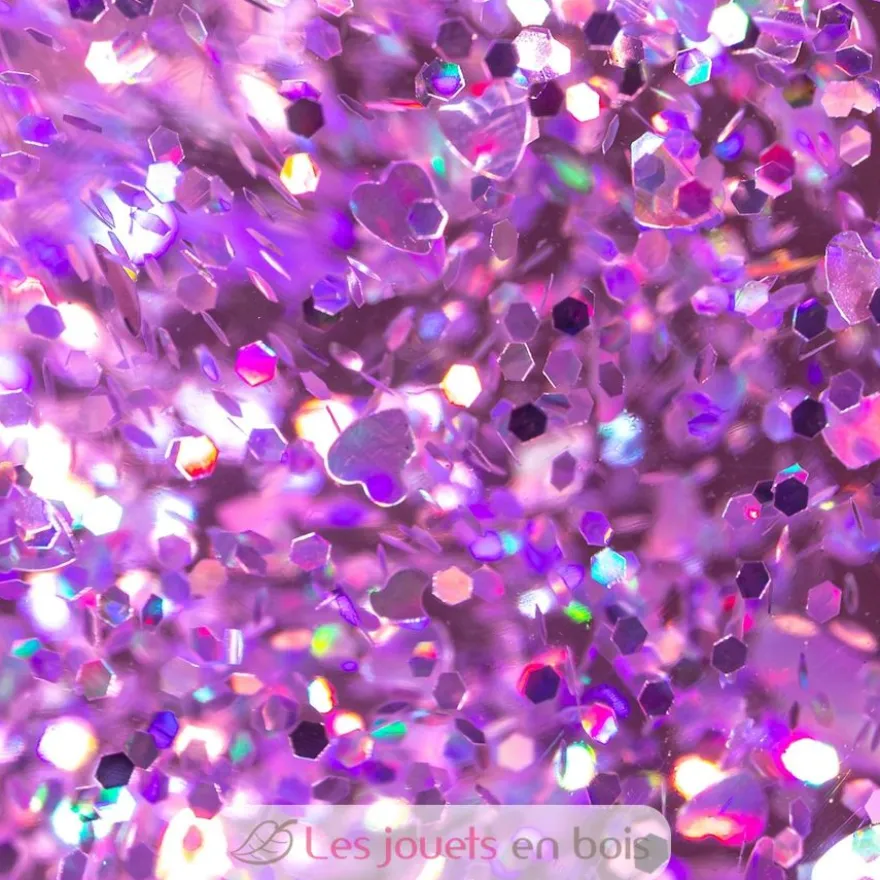 Lampe à paillettes Magic Glow Cœur - Plastique - Little L