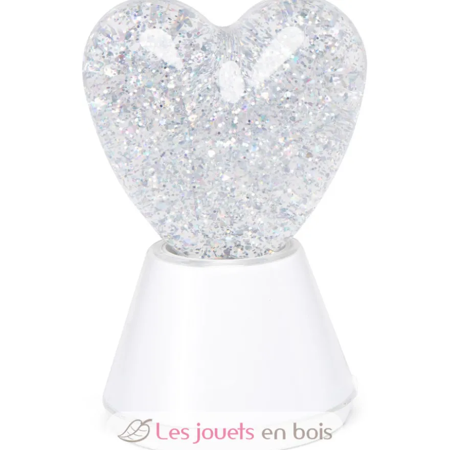 Lampe à paillettes Magic Glow Cœur - Plastique - Little L