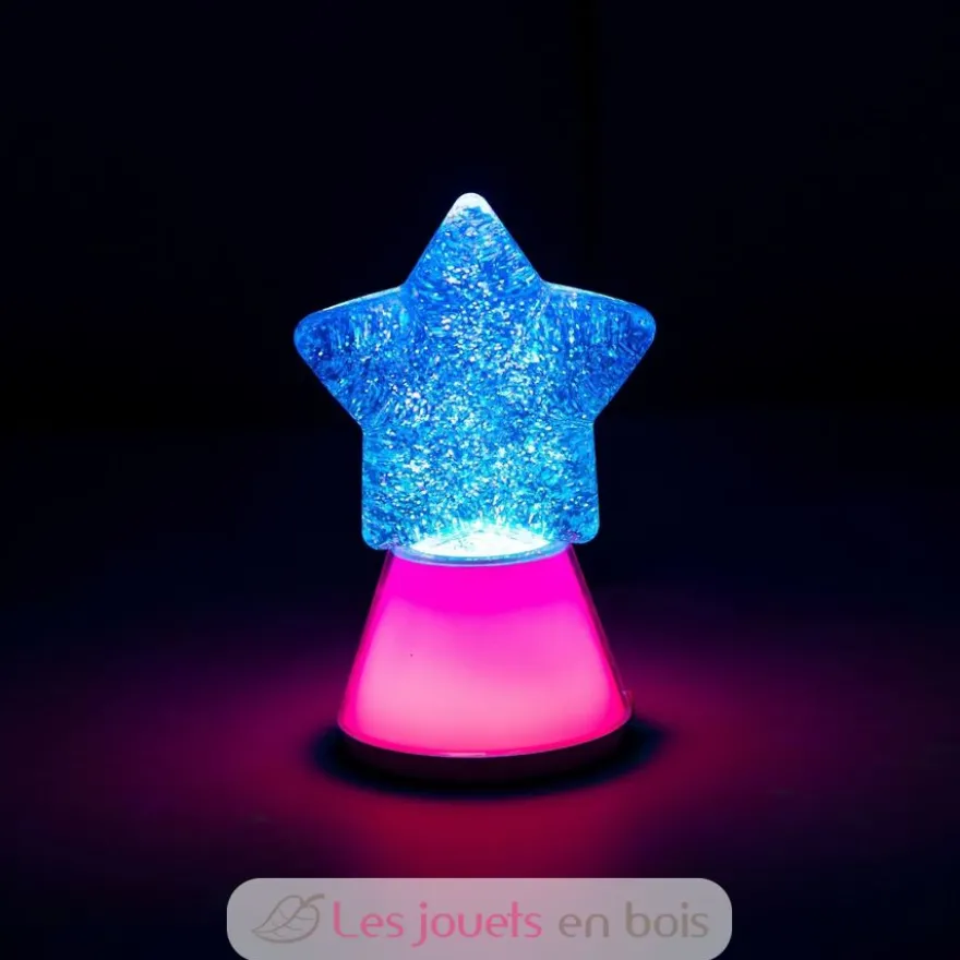 Lampe à paillettes Magic Glow Etoile - Plastique - Little L