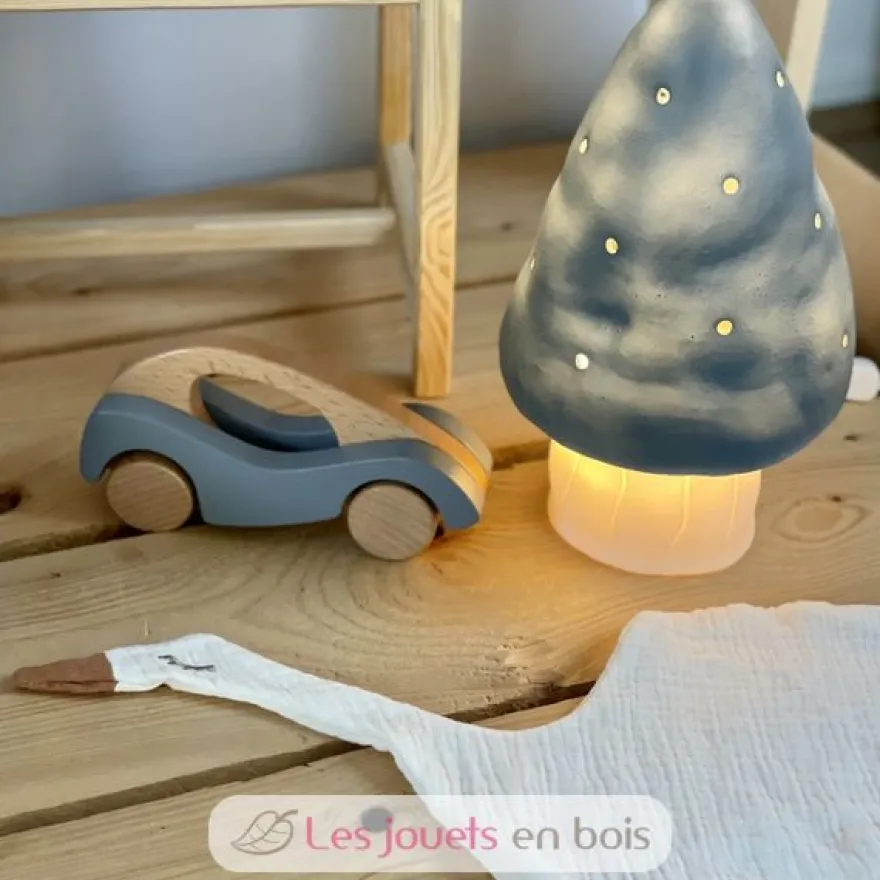 Lampe petit champignon bleu jeans - Egmont Toys