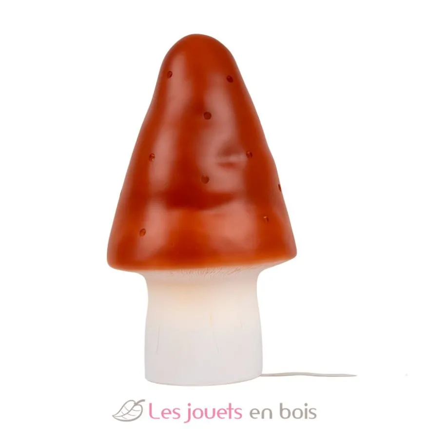 Lampe petit champignon rouge brique - Egmont Toys