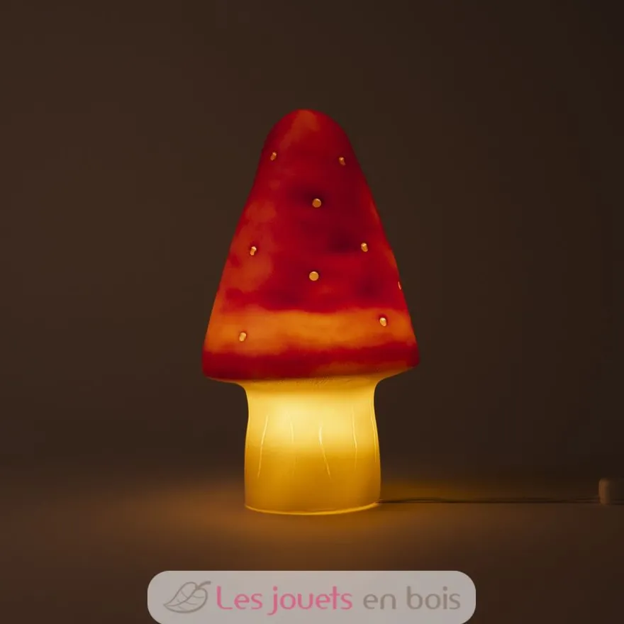 Lampe petit champignon rouge brique - Egmont Toys